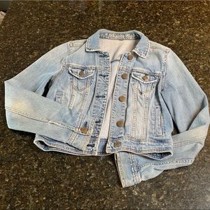 CROPPED DENIM JACKET AE